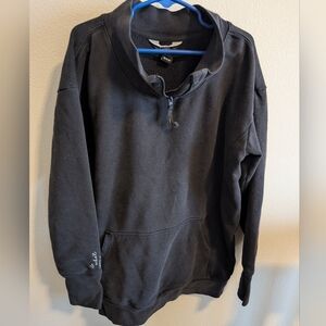 Athleta Girl Sweatshirt Size M 8-10 Black Long Sleeve Pockets Youth Girls